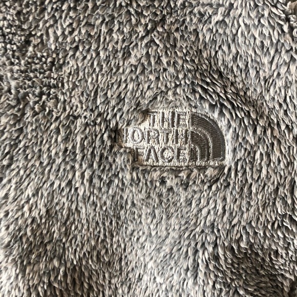 Gray North Face Fleece Zip-Up - Picture 3 of 6